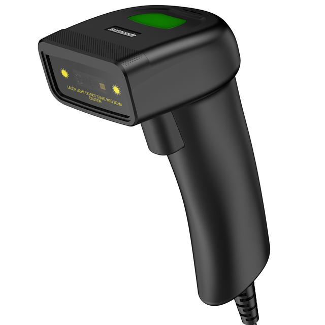 MJ-1400-DB QR Barcode Scanner 2.4G Wireless &  Dual Mode Bar Code Reader Support Screen Payment Supermarket Inventory