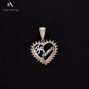 FP1027-Te Amo de España <span class=keywords><strong>para</strong></span> mujer, regalo con diamantes blancos en forma de corazón - Product Image 3