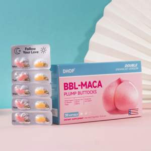 Cápsulas de Raíz de <span class=keywords><strong>Maca</strong></span> Negra de Marca Propia para Aumentar y Mejorar la Belleza de Glúteos y Caderas, Suplemento en Cápsulas Blandas para Curvas de Glúteos - Product Image 1