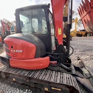 Mini-excavatrice d'occasion KUBOTA KX165 de haute qualité, faible nombre d'heures de travail, achetée par de nombreuses personnes, vente au comptant - Product Image 5