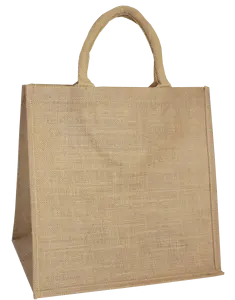 Tas rami kustom cetak Logo ramah lingkungan tas belanja Linen dilapisi kustom tas tangan tas pantai
