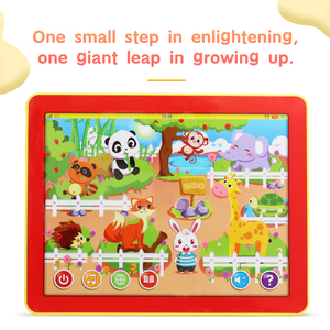 Tableta de aprendizaje inteligente <span class=keywords><strong>para</strong></span> niños de <span class=keywords><strong>preescolar</strong></span>, juguete educativo de zoológico inglés - Product Image 4