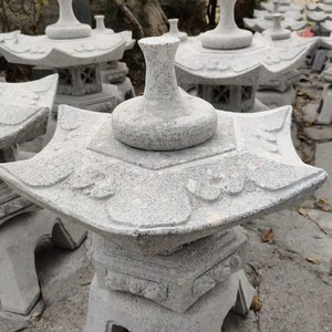 Tradizionale cinese grigio lanterna <span class=keywords><strong>giardino</strong></span> giapponese ornamento esterno <span class=keywords><strong>per</strong></span> alberghi 15-45cm Lantern15-45cm di pietra - Product Image 5