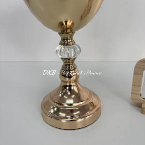 Wedding Floral Arrangement <b>gold</b> flower stand Wedding Centerpiece <b>Gold</b> Metal Flower Stand for Home <b>Party</b> <b>Decor</b> - Product Image 6