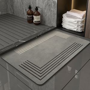 Tapis pliable en pierre de diatomite de qualité alimentaire, 6 couleurs, pour séchage de la vaisselle et de la salle de bain, excellente absorption - Product Image 1