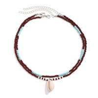 Tidepool collier étoile de mer Surf plage Boho colliers réglables coquille perlée tour de cou avec tortue océan cadeau