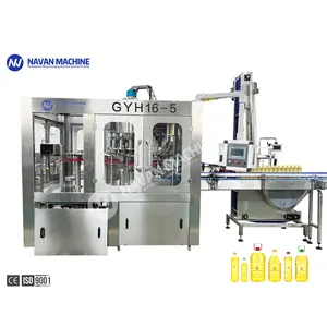 Machine de capsulage de remplissage de bouteilles d'huile comestible à cuisson automatique