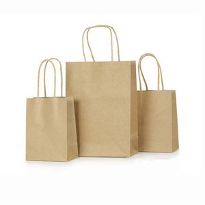 Custom Eco-Friendly Custom Kraft Paper Bags With Logo Recyclable Kraft Shopping Bags Wholesale - Product Image 6