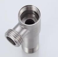 Robinet d'angle manuel en acier inoxydable anti-goutte à vide pour chauffe-eau, toilettes, salle de bain, cuisine, alimentation en eau chaude et froide OEM