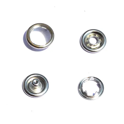 Wholesale ring Prong Snap Button with Four Parts