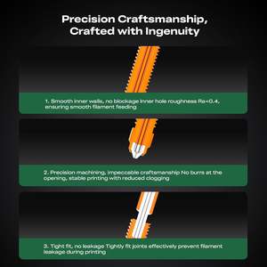 Kit de Bloque de Calentamiento Cerámico Creality K2 Pro, Hotend Integrado Totalmente Metálico, Disipador de Calor de Titanio, Materiales de Ingeniería - Product Image 5