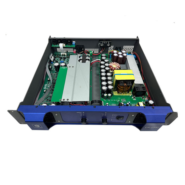 Professional Outdoor Performance Digital Power Amplifier High-Power Class D with 2000W Output 8ohm Impedance Metal Shell