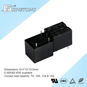 SINETONG 973 relais miniatures de montage sur PCB 24VDC SPST SPDT charge élevée de puissance de 4 broches pour les appareils électriques - Product Image 3