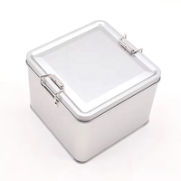 Boîte en étain pour gâteau à l'ananas prête à l'emploi, emballage pour boîte-cadeau de mariage, boîte en étain pour tiramisu, emballage alimentaire