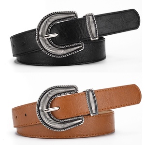 Cinturón de PU Personalizado, Estilo Punk Vintage, Creativo, con Hebilla Decorativa, Retro, para <span class=keywords><strong>Mujer</strong></span>, Informal, para Jeans y Pantalones - Product Image 1