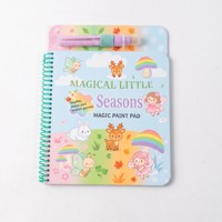 Livre de peinture magique à l'eau pour enfants, livres magiques réutilisables, jouets éducatifs aquatiques, livre de coloriage magique réutilisable