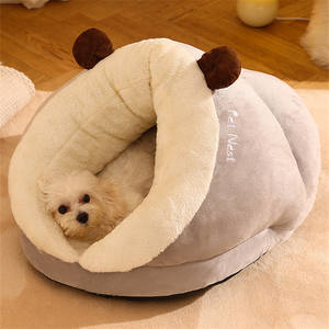 Zapatillas de invierno para perros, cama nido para mascotas para cachorros y gatos, sofá suave para interiores, alfombrilla para dormir, perrera, cama cálida para perros y gatos - Product Image 5