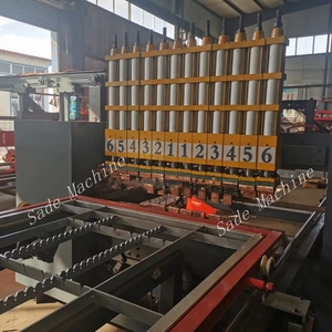 New PLC + Màn hình cảm ứng tự động mạ kẽm Wire Mesh decking Panels Máy làm - Product Image 5