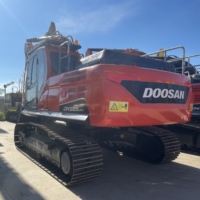 Excavatrice Doosan DX225 de classe Elite Suprême, robuste et performante, idéale pour les travaux de construction routière, d'aménagement paysager et de drainage