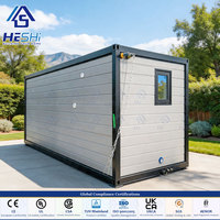 Maison conteneur préfabriquée extensible sur mesure 20 pieds 40 pieds, 1 2 3 4 5 chambres, avec jardin, à vendre, Tiny Home Villa