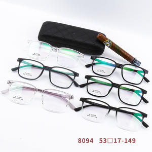 Monturas de Gafas Rectangulares Retro TR90 Ligeras de Marco Completo Unisex de Doble Propósito para Corrección de Visión 8094 - Product Image 4