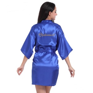 Abito da sposa da damigella d'onore abito da notte <span class=keywords><strong>Sexy</strong></span> <span class=keywords><strong>Kimono</strong></span> accappatoio abito da notte camicia da notte Casual indumenti da notte abito da donna - Product Image 3