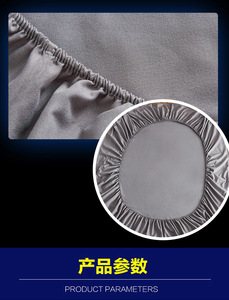 Draps-housses unis pour <span class=keywords><strong>lit</strong></span> bébé, ajustement profond 15 cm, en percale polyester/coton infroissable, durables - Product Image 6