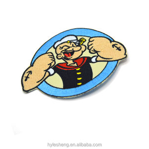 纸箱刺绣标签专业工厂贴片刺绣徽章质量上乘价格优惠贴纸钩环 - Product Image 4