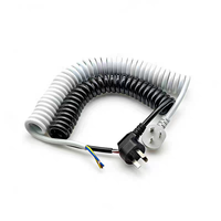 Câble électrique automobile en cuivre à 2, 3, 4, 5, 6, 8, 12 conducteurs, enroulé en spirale, avec gaine PVC/PE, rallonge, câble enroulé en spirale