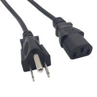 Cordon d'alimentation US personnalisable. Câble d'alimentation AC C19 C20 C13 C14 NEMA 5-15P vers NEMA 5-15R.