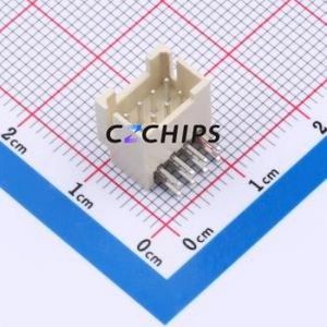 W200120K-8PY2413 Wire-to-Board Pin Header Bent Lead Through Hole,P=2mm Connector 2x4P 2mm Right Angle Insert PHB - Product Image 1