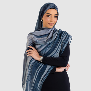 Pañuelo Modal Estampado Modesto Musulmán de Lujo, Hiyab con Logotipo Personalizado, Personalizable, Ligero, Duradero, Moderno, Suave y Cómodo - Product Image 1