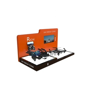 Erchi tùy chỉnh thời trang thương hiệu cửa hàng kim loại Máy tính để bàn hiển thị giá kim loại điều khiển từ xa UAV máy bay hiển thị giá - Product Image 1