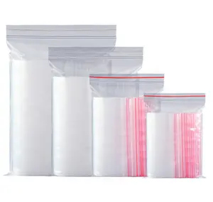 Индивидуальные прозрачные пластиковые пакеты с застежкой-молнией, прозрачный пакет для хранения ювелирных изделий и продуктов для кухни