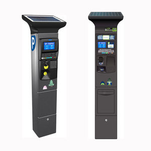 Kiosco de <span class=keywords><strong>Pago</strong></span> de Estacionamiento Solar que Funciona con Monedas, con Medidor Solar, Aceptador de Efectivo y Monedas, e Impresora de Tickets - Product Image 2