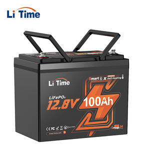 Ltime 100a bms חכם ליתיום חבילה 12v 100ah קבוצה 24 lifepo4 15000 מחזורים עמוקים 10000 חימום בלוטה + טעינה - Product Image 1