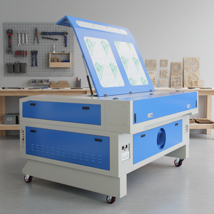 Machine <span class=keywords><strong>de</strong></span> gravure et <span class=keywords><strong>de</strong></span> découpe laser CO2 100W-300W 1300x900mm à refroidissement par eau pour bois et MDF, prend en charge les formats AI/PLT, CNC 3 axes - Product Image 3