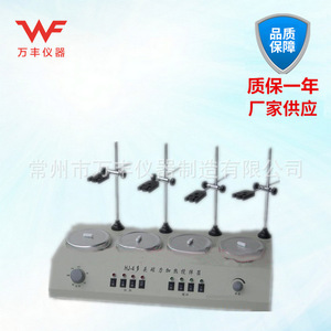 เครื่องกวนสารแม่เหล็กดิจิตอลแบบสี่หัว รุ่น Hj-4a พร้อมระบบทำความร้อน สำหรับใช้ในห้องปฏิบัติการเคมี - Product Image 4