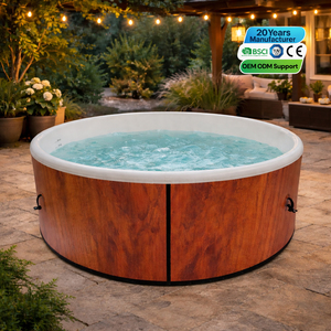 Baignoire <span class=keywords><strong>Spa</strong></span> Gonflable OEM à Technologie Drop Stitch, Conception Portable, Corps <span class=keywords><strong>Rigide</strong></span> Haute Pression en PVC Épaissi pour Bain de Glace Chaud à Domicile et Thérapie de Récupération - Product Image 1
