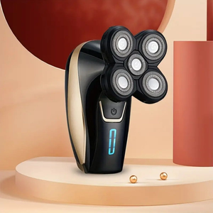 Youmay hommes sans fil Rechargeable humide sec étanche 5D rasoir lames rotatives sans fil électrique crâne tête chauve cheveux rasoir <span class=keywords><strong>tondeuse</strong></span> - Product Image 3