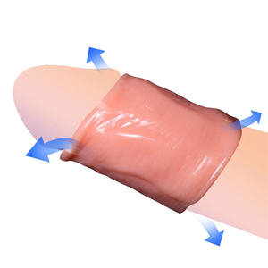 Herren TPE Cock Rings Set-5 PCS Vorhaut korrektur <span class=keywords><strong>Penis</strong></span> Ärmel mit zwei Größen Verzögerung Ejakulation Schraube Form Sexspielzeug - Product Image 4