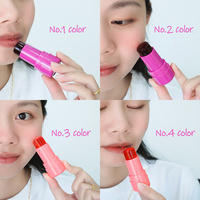 Multi-Uso Cheek Stain Jelly bálsamo labial Tinte rubor Stick Cheek And Lip Gloss