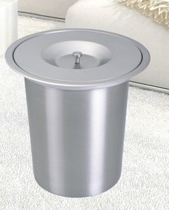 8L Capacity Stainless Steel Frame Built-In Kitchen <strong>Garbage</strong> <strong>Can</strong> for High-Traffic Restaurants Dust Bin Paper Basket Storage Bucket - Product Image 3