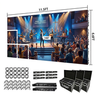 Kilise Toplantısı LED Kiralık Ekran P2.97 P3.91 HD Video Duvar İç Mekan Dış Mekan Dini Etkinlik Konferans Toplantı Sahne Gösterisi HD