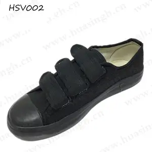 LXG,factory wholesale vulcanized rubber outsole sneakers cheap price sport shoes with magic tape for USA prison HSV002