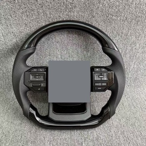 Volant en cuir neuf amélioré adapté à la Toyota Land Cruiser GR Prado LC250 avec palettes de changement de vitesse ou volant Prado - Product Image 6