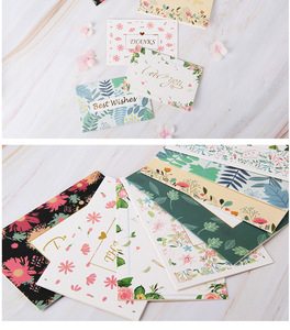 Set di Biglietti di Ringraziamento in Cartoncino con Motivi Assortiti e Buste <span class=keywords><strong>per</strong></span> Matrimoni, Festività, Piccole Imprese, Vendita all'Ingrosso, Logo Personalizzato Digitale - Product Image 6