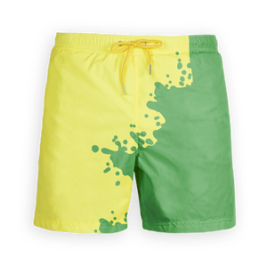 Pantalones cortos de playa para hombre, bañador <span class=keywords><strong>corto</strong></span> con <span class=keywords><strong>cambio</strong></span> de Color mágico, traje de baño de secado rápido - Product Image 4