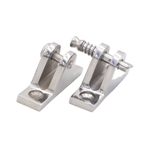 Popular Size <strong>Marine</strong> Grade <strong>Stainless</strong> Steel Boat <strong>Fittings</strong> 80 Degree Bolt-type Deck Hinge Angle Base