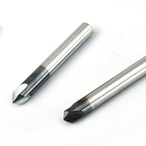 Pemotong Penggilingan Alur V Dilapisi, Ujung Talang 45 Derajat <span class=keywords><strong>Router</strong></span> Sudut Endmill Bit - Product Image 5